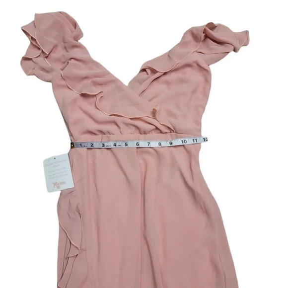 Show Me Your MuMu Granada Dress In Ballet Chiffon - Picture 11 of 12